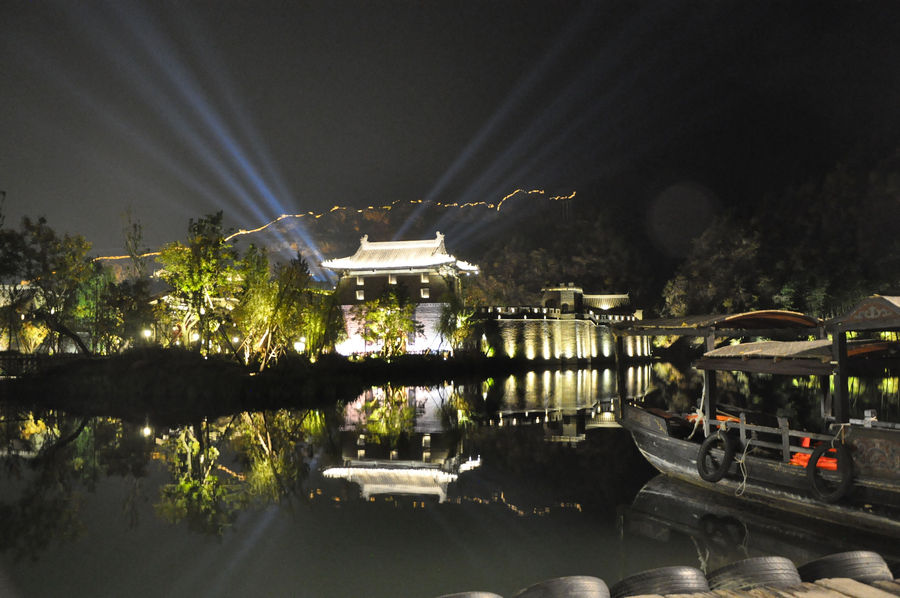 北京古北水镇夜景